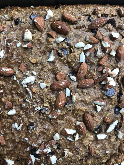 Banana Almond Bread (v+gf)