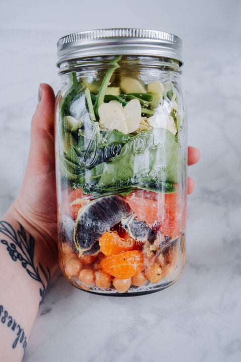 Citrus Mason Jar Salad
